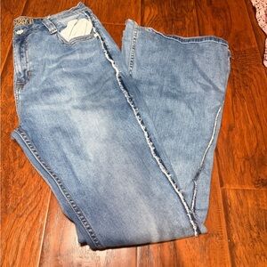 Rock & Roll Cowgirl Light Blue Flare Jeans